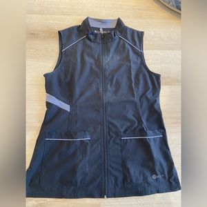 Scrub Vest, Size S, White Cross Fit